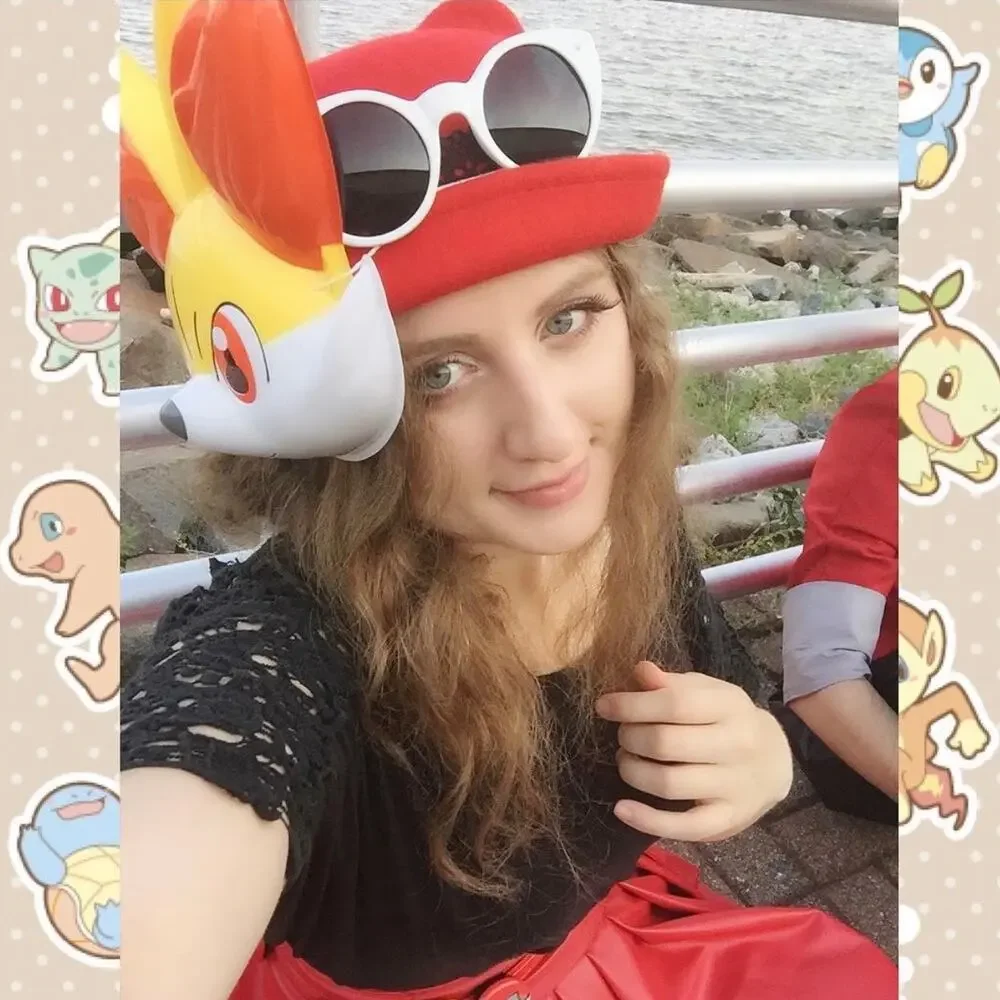 Pokemon Fennekin Festival Omen Mask Children's Sunmer Festival Fox Mask